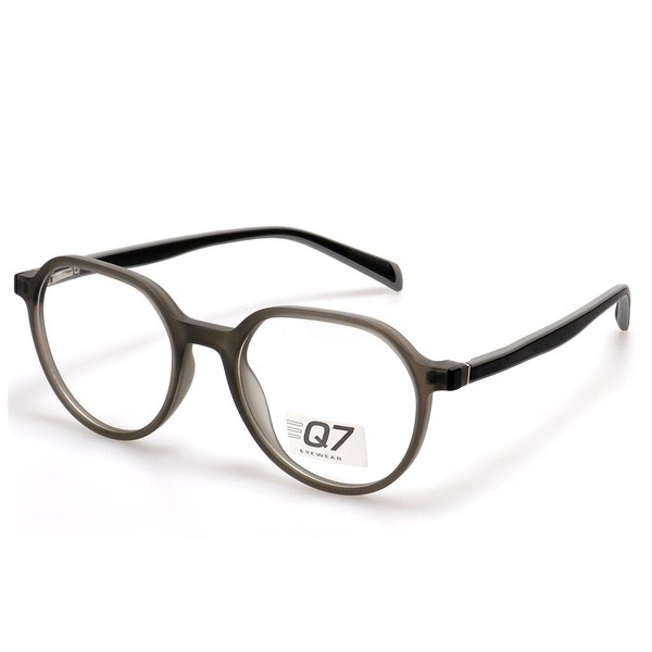 Men's Round/Panto Gray Plastic Eyeglass Frames - Jlur Optic 02023939
