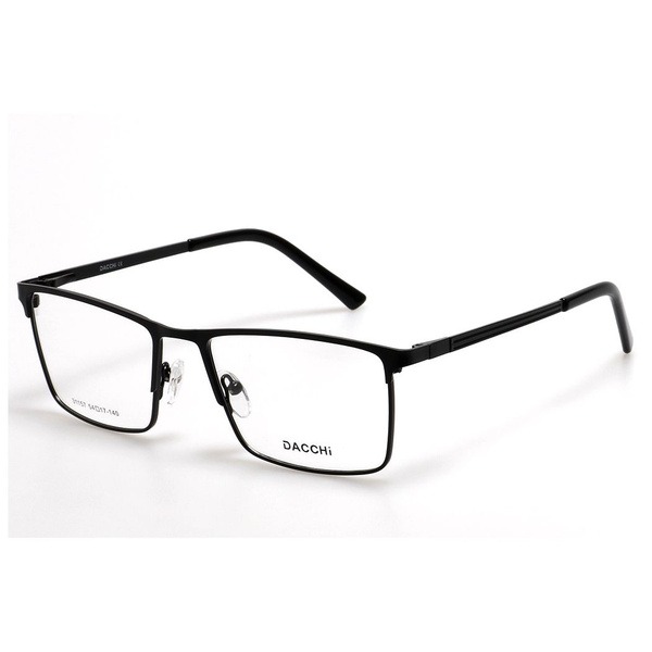 Men's Black Metal Rectangle Eyeglass Frames - Jlur Optic 02024437