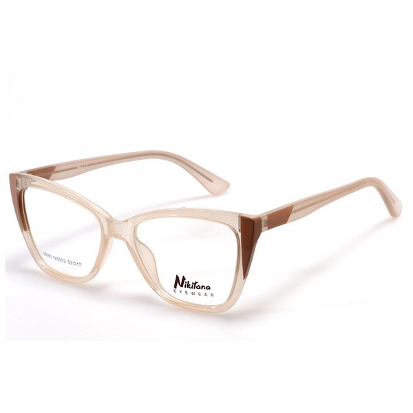 Beige Butterfly/Dragonfly Plastic Rimmed Women's Eyeglass Frames - Jlur Optic 02023164