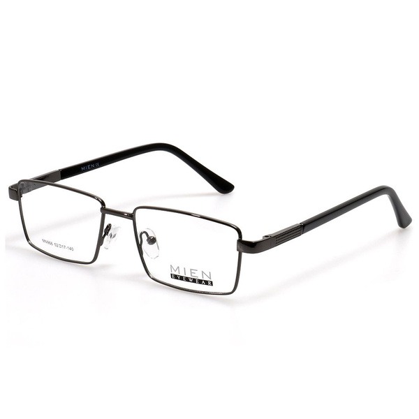 Men's Gray Metal Rectangle Eyeglass Frames - Jlur Optic 02024282