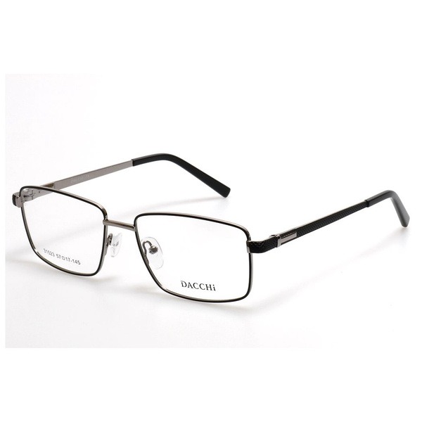 Men's Gray Metal Rectangle Eyeglass Frames - Jlur Optic 02024483