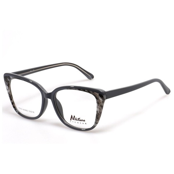 Women's Butterfly/Dragonfly Grey Plastic Rimmed Eyeglass Frames - Jlur Optic 02023198