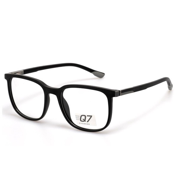 Men's Black Square Plastic Eyeglass Frames - Jlur Optic 02023958