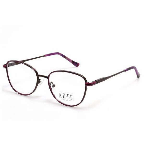 Women's Brown Butterfly Metal Rimmed Eyeglasses - Jlur Optic 02023407