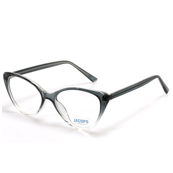 Women's Butterfly/Dragonfly Grey Plastic Eyeglass Frames - Jlur Optic 02023900
