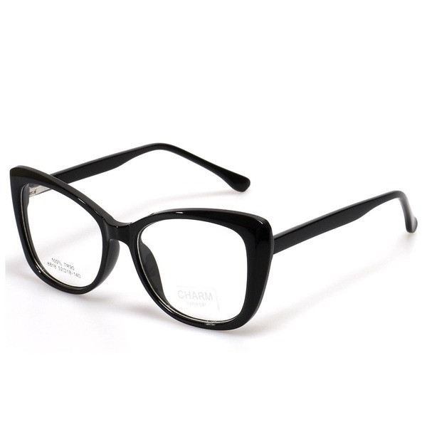 Women's Black Butterfly/Dragonfly Plastic Rimmed Eyeglass Frames - Jlur Optic 02023803