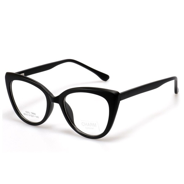 Black Cat Eye Plastic Rimmed Women's Glasses - Jlur Optic 02023800