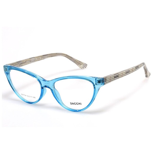 Women's Blue Cat Eye Plastic Rimmed Glasses - Jlur Optic 02022905