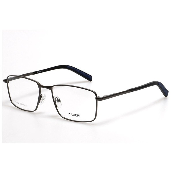 Men's Gray Metal Rectangle Eyeglass Frames - Jlur Optic 02024434