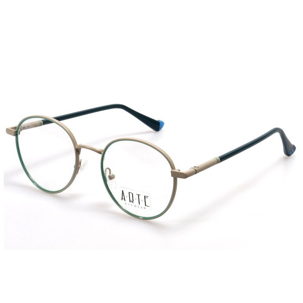 Women's Beige Metal Round Eyeglass Frames - Jlur Optic 02023394