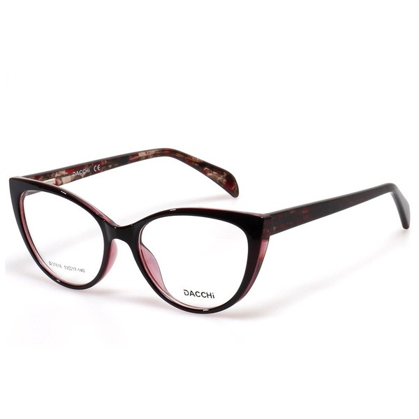 Women's Black Cat Eye Plastic Rimmed Glasses - Jlur Optic 02024680
