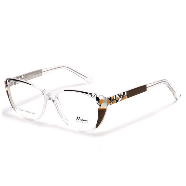 Women's Butterfly/Dragonfly Rimmed Glasses - Clear Plastic Jlur Optic 02022562