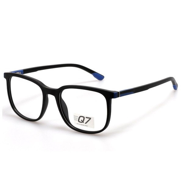Men's Black Square Plastic Eyeglass Frames - Jlur Optic 02023957