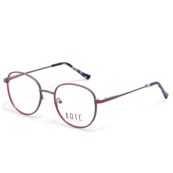 Purple Metal Round/Panto Women's Eyeglass Frames - Jlur Optic 02023400