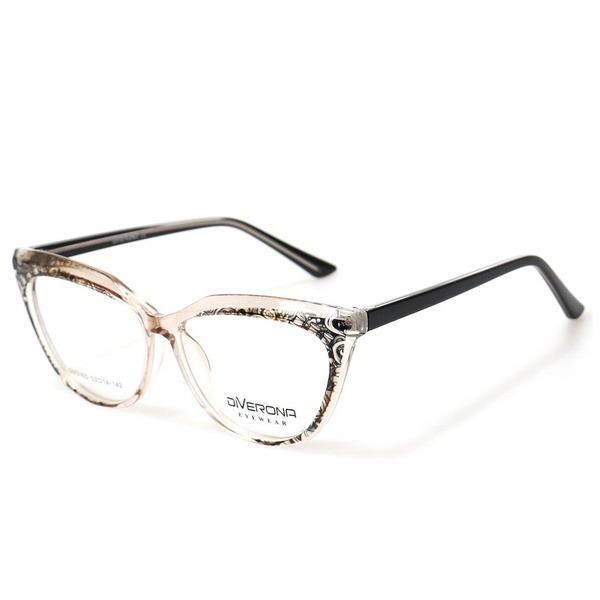 Women's Brown Butterfly/Dragonfly Plastic Rimmed Eyeglass Frames - Jlur Optic 02023604