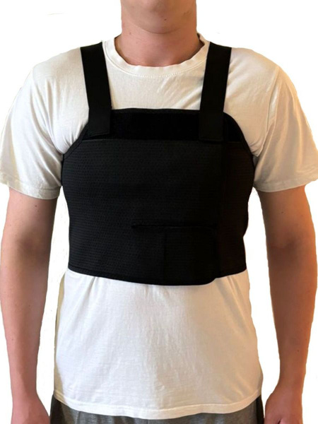 Men's Post-Surgery Chest Support (120-140cm), Heart &amp; Chest Surgery Compression Vest