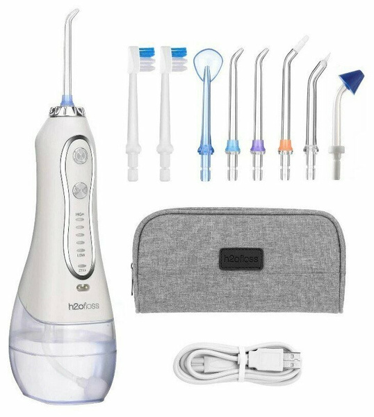 Portable Water Flosser: 8 Nozzle Set