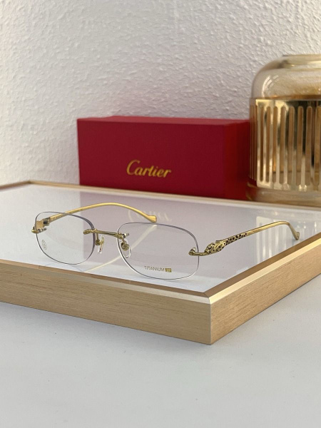 Cartier CT058O Titanium Eyeglass Frames: Men's &amp; Women's