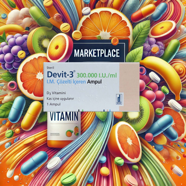 Devit D3 300,000 IU (3 Pack) - Turkey