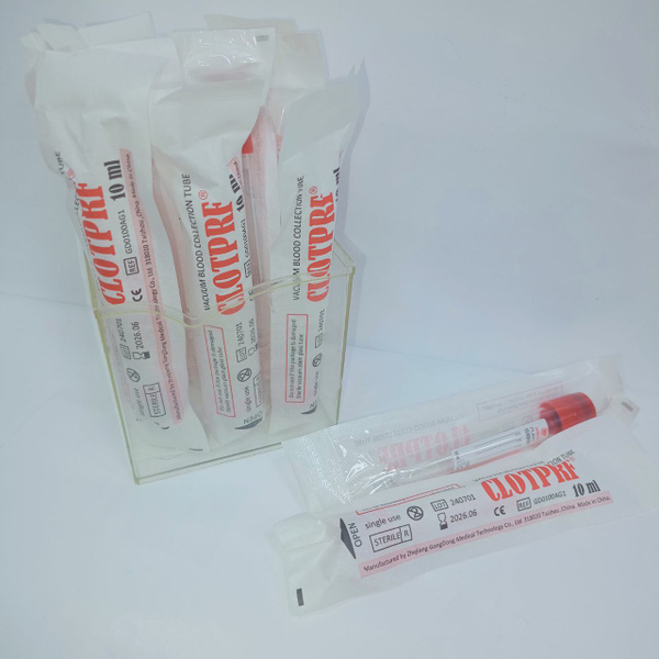 CLOT-PRF Glass Tubes for A-PRF: 16x100mm, 10ml (30 Pack)