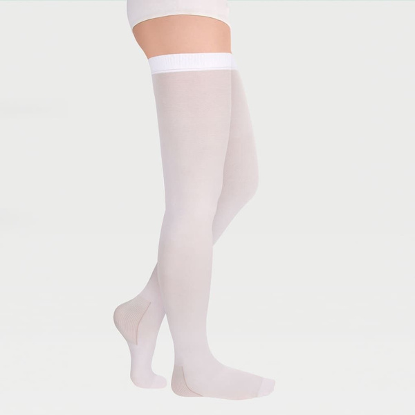 Compression Socks White, 20-30 mmHg
