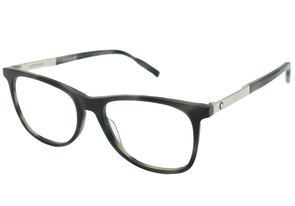 Montblanc MB0057O 007 Men's Eyeglass Frames: Combined Material