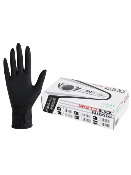 Heavy-Duty Nitrile Gloves with SFM MEGA TEX Texture