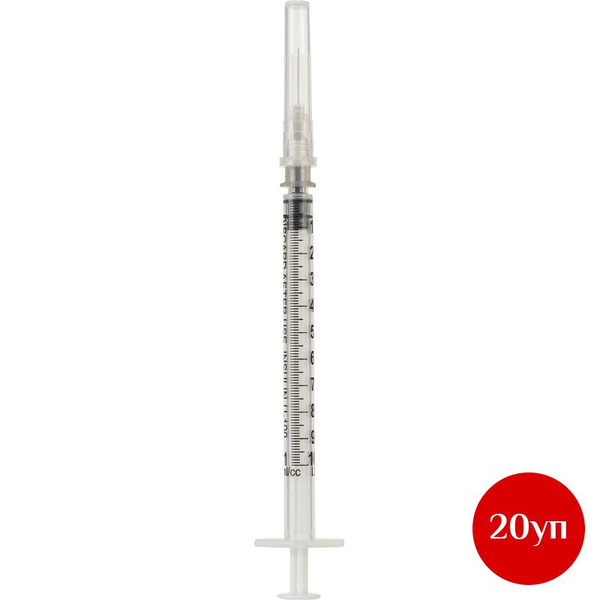 Jinlong U-100 Insulin Syringes (1ml, 27G, 150/box) - Bulk Pack of 20