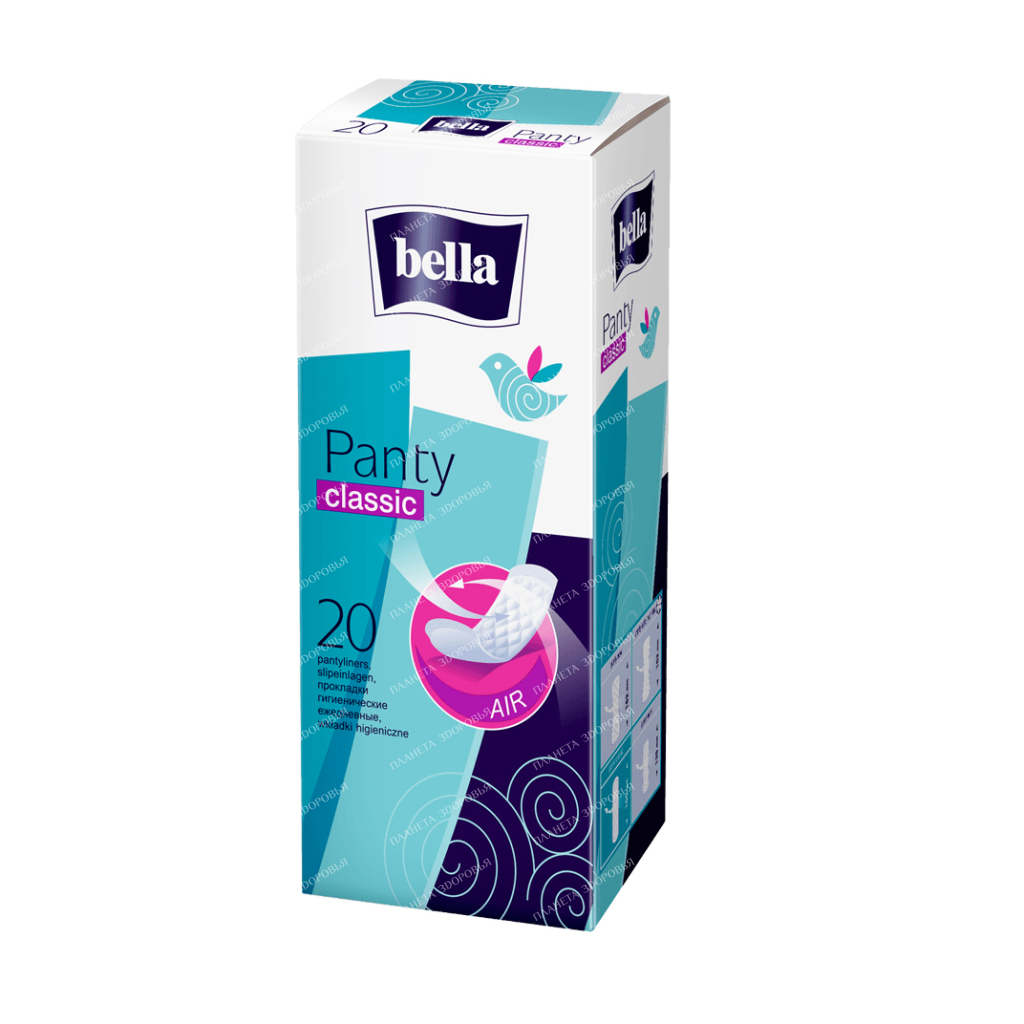 Bella Panty Classic Panty liners for women 20 pcs