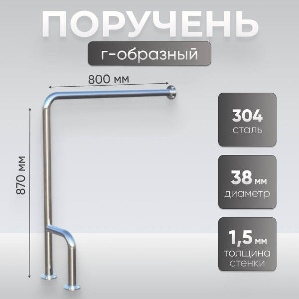 Right-Hand Toilet Grab Bar