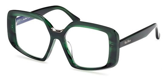 Max Mara MM 5131-F-B 098 Green Butterfly Acetate Eyeglass Frames