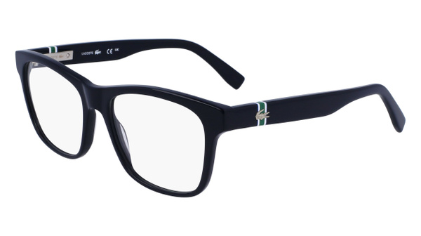 Lacoste L2933 400 Blue Rectangular Acetate Eyeglass Frames