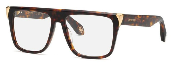 Roberto Cavalli VRC107M 743 Brown Square Acetate Women's Eyeglass Frames