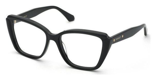 Twinset VTW077 700 Black Square Acetate Women's Eyeglass Frames