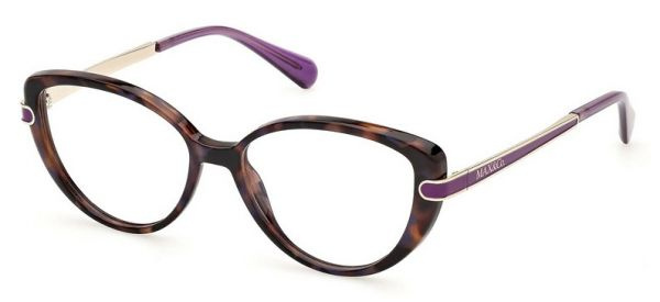 Max&amp;Co MO 5147 055 Brown Round Plastic Women's Eyeglass Frames