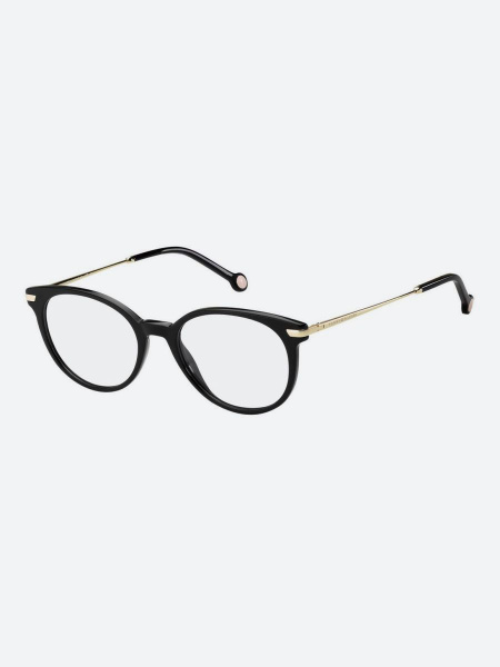 Tommy Hilfiger Women's Black &amp; Gold Eyeglass Frames (1045968075118)