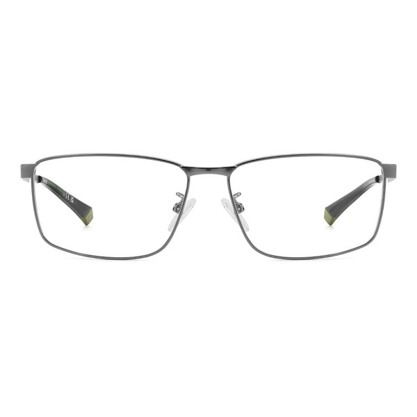 Polaroid PLD D534/G R80 Men's Gray Rectangular Eyeglass Frames