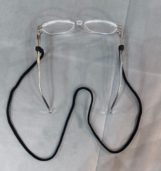 Black Eyeglass Cord Holder