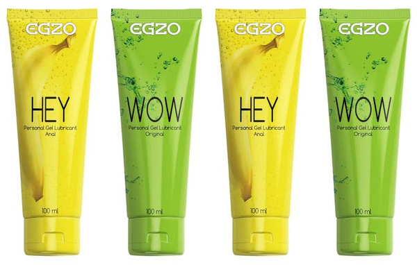 Egzo WOW &amp; HEY Dual Gel Kit: 100ml of Ultimate Pleasure