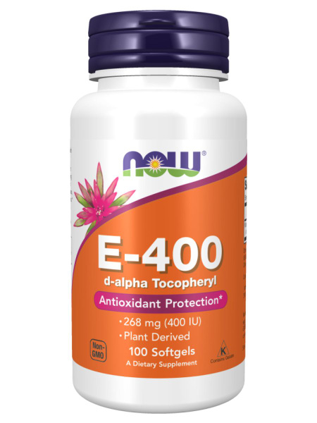 Vitamin E 400 IU (100 Capsules) - Natural &amp; High Potency