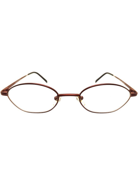 Fielmann MC267 Burgundy Metal Butterfly Glasses