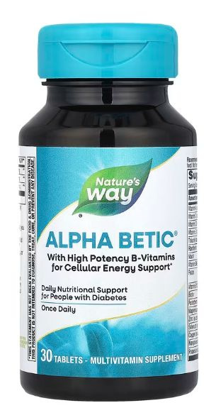 Nature's Way Alphabetical Multivitamin: 30 Tablets, Energy, Immunity &amp; Heart Health