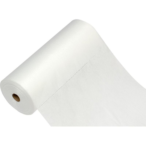 Bulk Spunlace Wipes - 45x90cm White Rolls (100/Roll)
