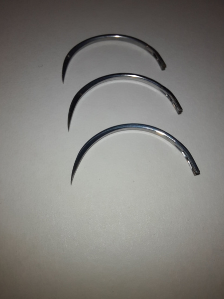 Surgical Needle 4B1-1.5 x 36mm, Triangular Point, 3 Pack