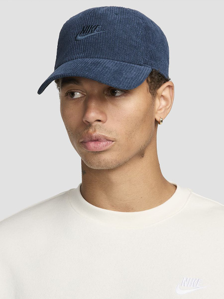 Nike Club Cord Baseball Cap - Black (F24 L)