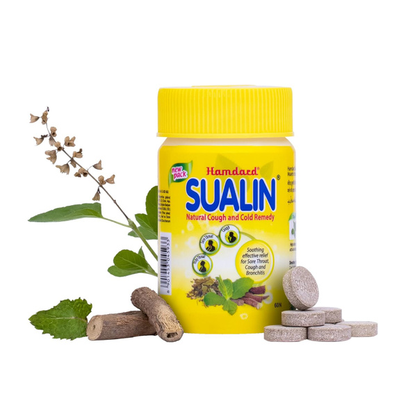 Sualin Hamdard Throat Drops: 60 Tablets