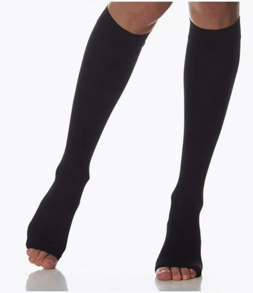Black Compression Socks, Class 1 - ORTO Brand