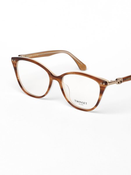 Twinset VTW014 Brown Full-Frame Eyeglasses