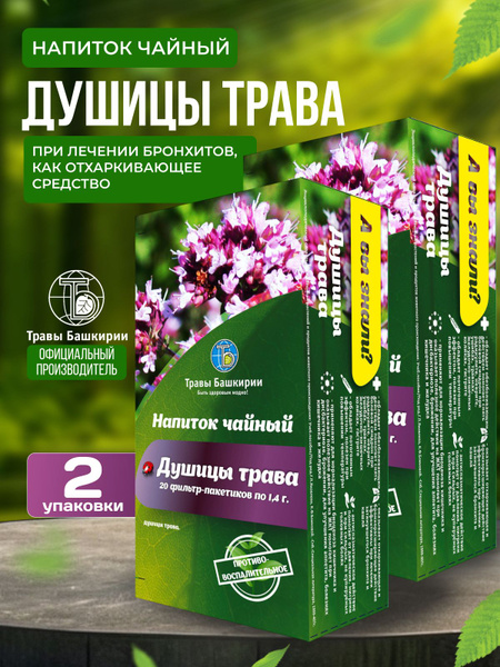 Organic Oregano Tea Bags (2 Packs)