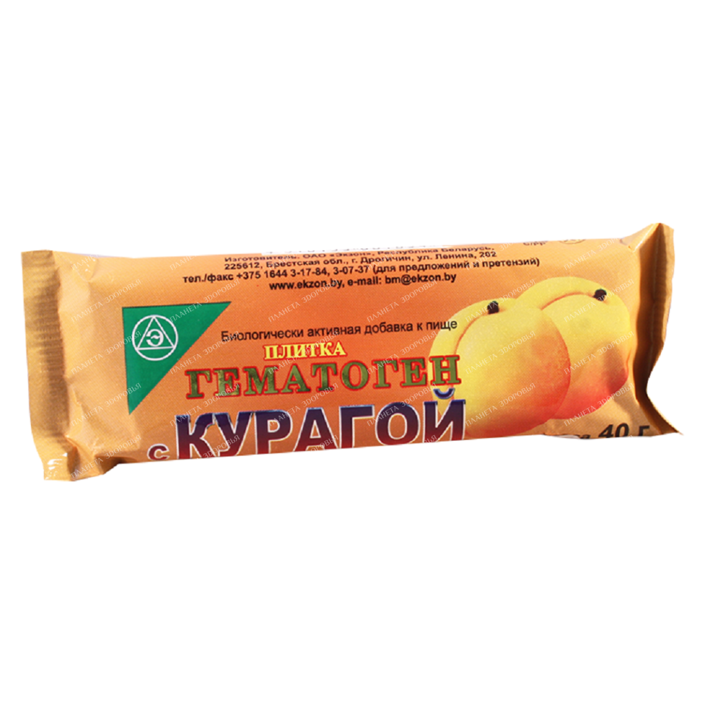 Hematogen with dried apricots 40g